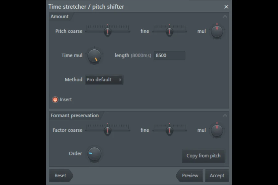 458.2 hz phase alternating line increased pitch audio cents